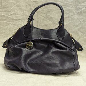 Large, eggplant, Furla tote/hand bag